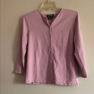 Lauren Ralph Lauren Pink Cardigan